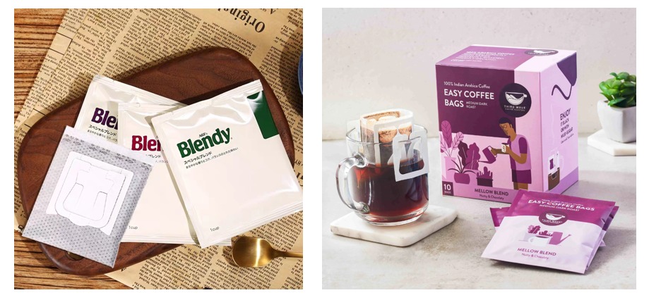 غلاف خارجي من القهوة المقطرة